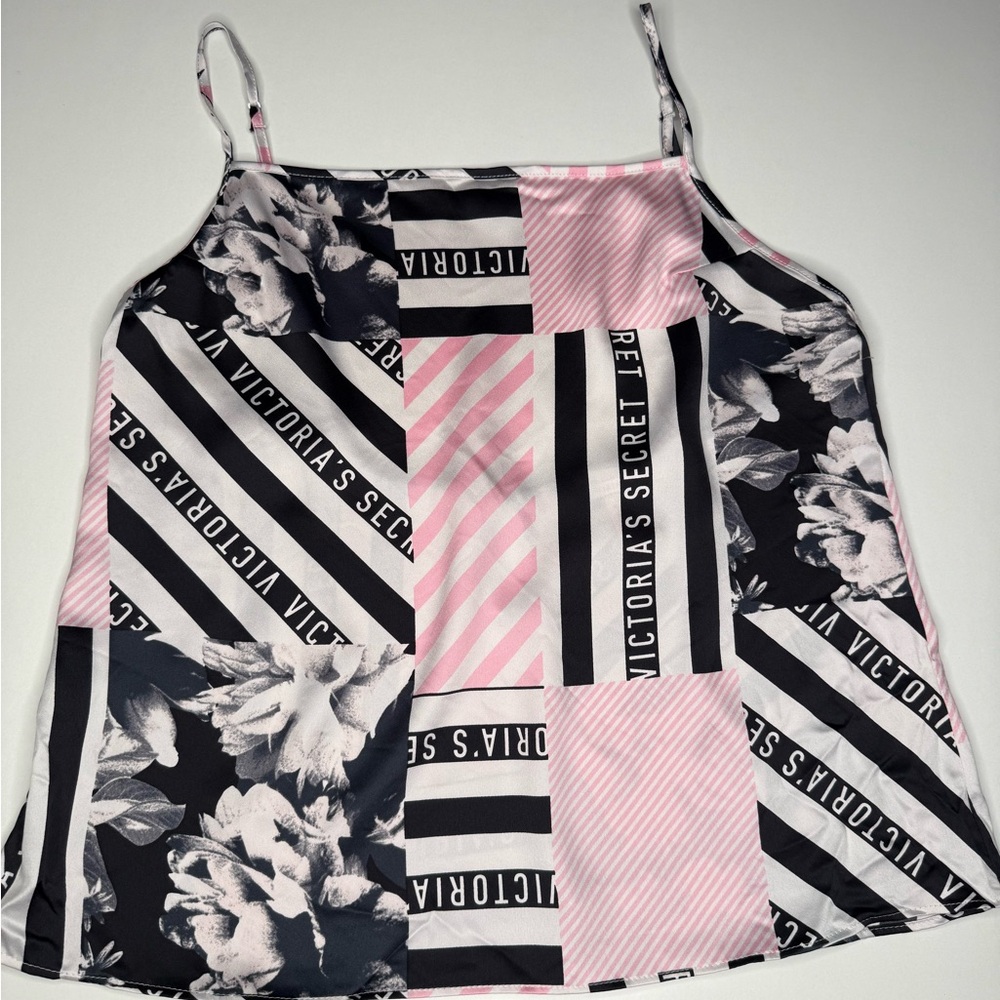 Victoria's Secret Black and White Striped Cami